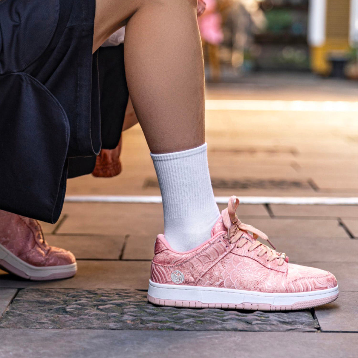 Nihonga inspired Silk Sneakers